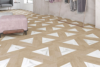 Матовый керамогранит WOW 60 Grad 120277 Grad Chevron B Wood Mid 9,8х52,2см 0,456кв.м.