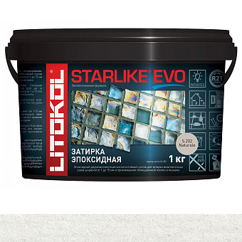 Эпоксидная затирка LITOKOL STARLIKE EVO естественный 1кг