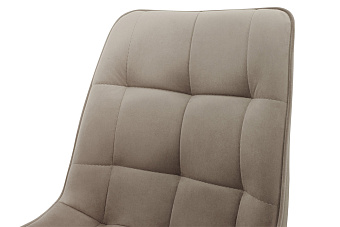 Кухонный стул AERO 47х65х87см велюр/сталь Latte