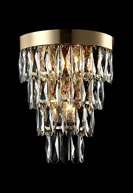 Бра CRYSTAL LUX ABIGAIL ABIGAIL AP3 GOLD/TRANSPARENT 180Вт E14