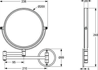Раковина подвесная IDEAL STANDARD CONTOUR S216801 60х54,5см
