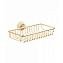 Полка в ванную прямоугольная Bongio Radiant 02013OR00 1-ярусная 14,5х24,5см золотой