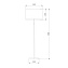 Торшер TK Lighting Deva 5218 60Вт E27