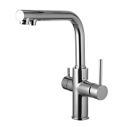 Смеситель для кухни LEMARK Comfort LM3060C поворотный излив хром