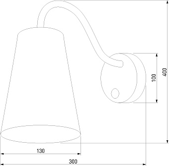 Светильник настенный TK Lighting Wire 826 60Вт E27