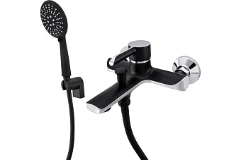 Смеситель для ванны Maxonor MN3281-7 чёрный