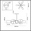 Люстра потолочная Lumion DALLIN 5639/6C 240Вт 6 лампочек E14