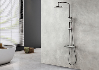 Душевая система LEMARK Bronx LM3770GM графит