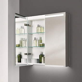 Шкаф зеркальный GEBERIT Option 500.583.00.1 15х90х70см с подсветкой