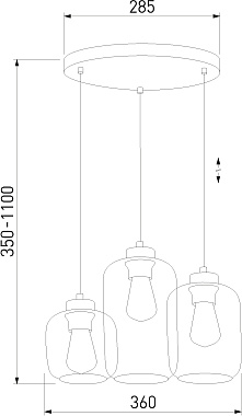 Светильник подвесной TK Lighting Marco 3175 60Вт E27
