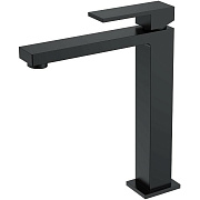 Смеситель для раковины Boheme Qubic 472-B чёрный