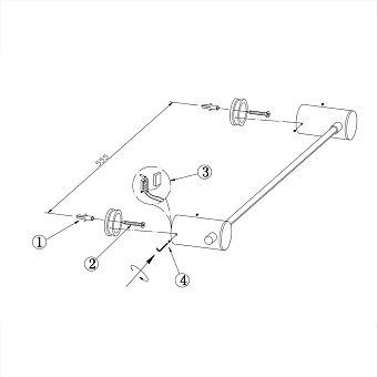 Бра Maytoni Rotta MOD413WL-L6G3K 6Вт LED