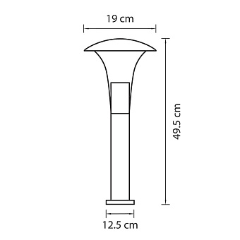 Светильник ландшафтный Lightstar Arroto 378947 6Вт IP55 LED чёрный