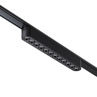 Трековый светильник Novotech SHINO 359076 SMAL 12Вт LED чёрный для низковольтного трека