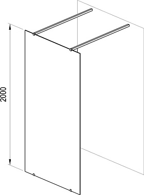 Душевая перегородка Ravak Walk-In Free 120x200 GW9FG0C00Z1