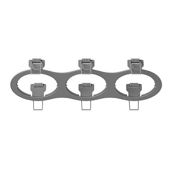 Рамка Lightstar 217639 255х90мм серый