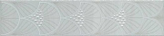 Бордюр KERAMA MARAZZI Сияние AD\B465\6373 голубой 25х5,4см 0,405кв.м.