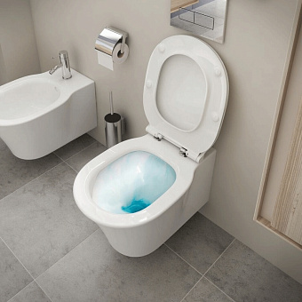 Унитаз подвесной IDEAL STANDARD CONNECT AIR E005401 безободковый без сиденья