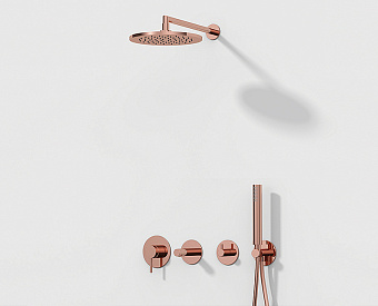 Душевая система VITRA Origin A49285EXP медь