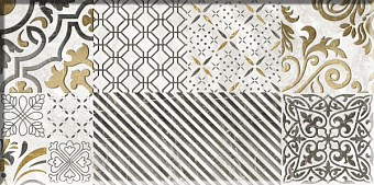 Декор BERYOZA CERAMICA Valensole 641322 горчичный 25х50см 0,875кв.м.