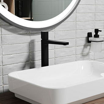 Смеситель для раковины WASSERKRAFT Nuthe 9100 9103H чёрный