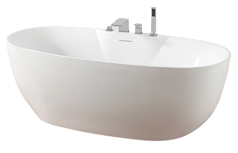Ванна акриловая Abber AB9323 170х80см отдельностоящая