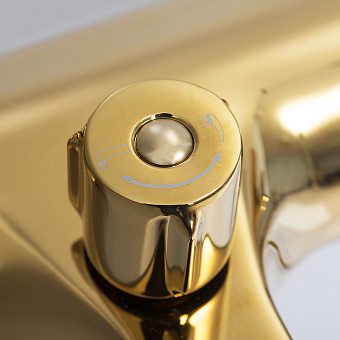 Смеситель для ванны WASSERKRAFT Sauer 7101 золото