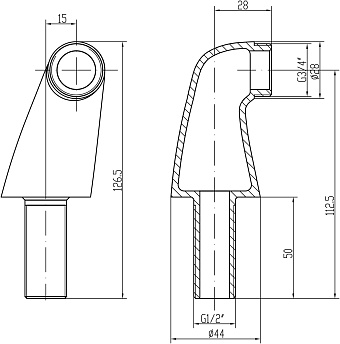 Основание для смесителя LEMARK LM8556CR
