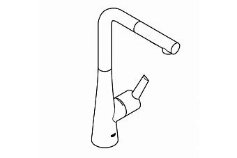 Смеситель для кухни GROHE Zedra 32553002 высокий излив хром