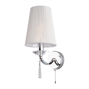 Бра Eurosvet Valery 60079/1 хром 40Вт E14
