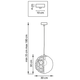 Светильник подвесной Lightstar Fermo 724014 40Вт E27