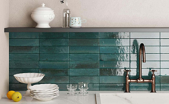 Полированный керамогранит MARAZZI ITALY Lume M6RR Blue 6х24см 0,52кв.м.