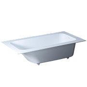 Ванна каменная SALINI ORLANDO 102024M S-Stone матовая 190х100см встраиваемая