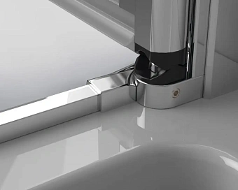 Душевая перегородка Radaway Eos II 80 13799500-01L профиль Хром стекло прозрачное