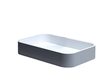 Раковина накладная SALINI CALLISTA 1101104GRF S-Sense глянцевая 54,5х34,5см