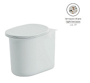 Унитаз приставной ArtCeram Chic CHV002 89 00 безободковый