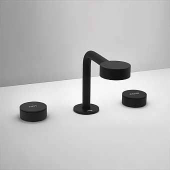 Смеситель для раковины Cisal Slim SM00102040 чёрный (матовый)