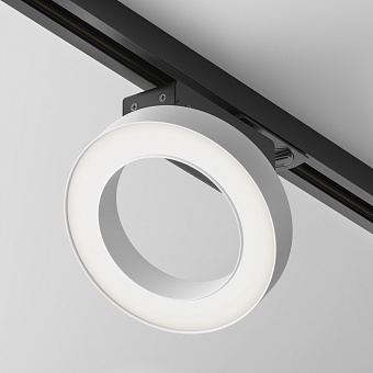 Трековый светильник Maytoni Rim TR044-1-12W4K-W 12Вт LED белый для однофазного трека