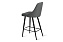Барный стул AERO 43х49х97см велюр/сталь Dark Grey