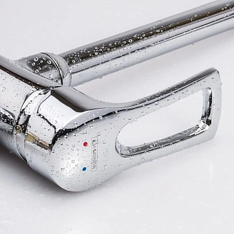 Смеситель для кухни Maxonor MN4066 поворотный излив хром