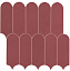 Керамическая мозаика Atlas Concord Италия Prism A4Z2 Grape Mosaico Bead 29,7х29,6см 0,53кв.м.