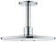 Верхний душ GROHE Rainshower SmartActive 26477LS0 белый/хром