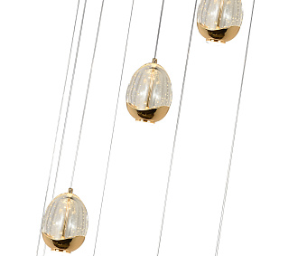 Люстра каскадная KINK Light Берти 07866-10A,33 60Вт 10 лампочек LED