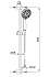 Душевой гарнитур Azario MANO AZ-15782010 хром