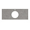 Столешница KERAMA MARAZZI Plaza Modern PL5.DL500900R\120 Керамогранит 48х117см Фондамента серый