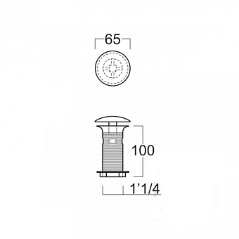 Донный клапан SIMAS PH100