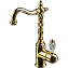 Смеситель для раковины Boheme Crystal 282-CRST золотой