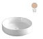 Раковина накладная ArtCeram Cognac COL002 62 00 48х48см