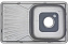 Мойка кухонная MELANA 7848 123 t (*10) 78х48см хром