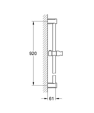 Штанга для душа GROHE 27522000 хром